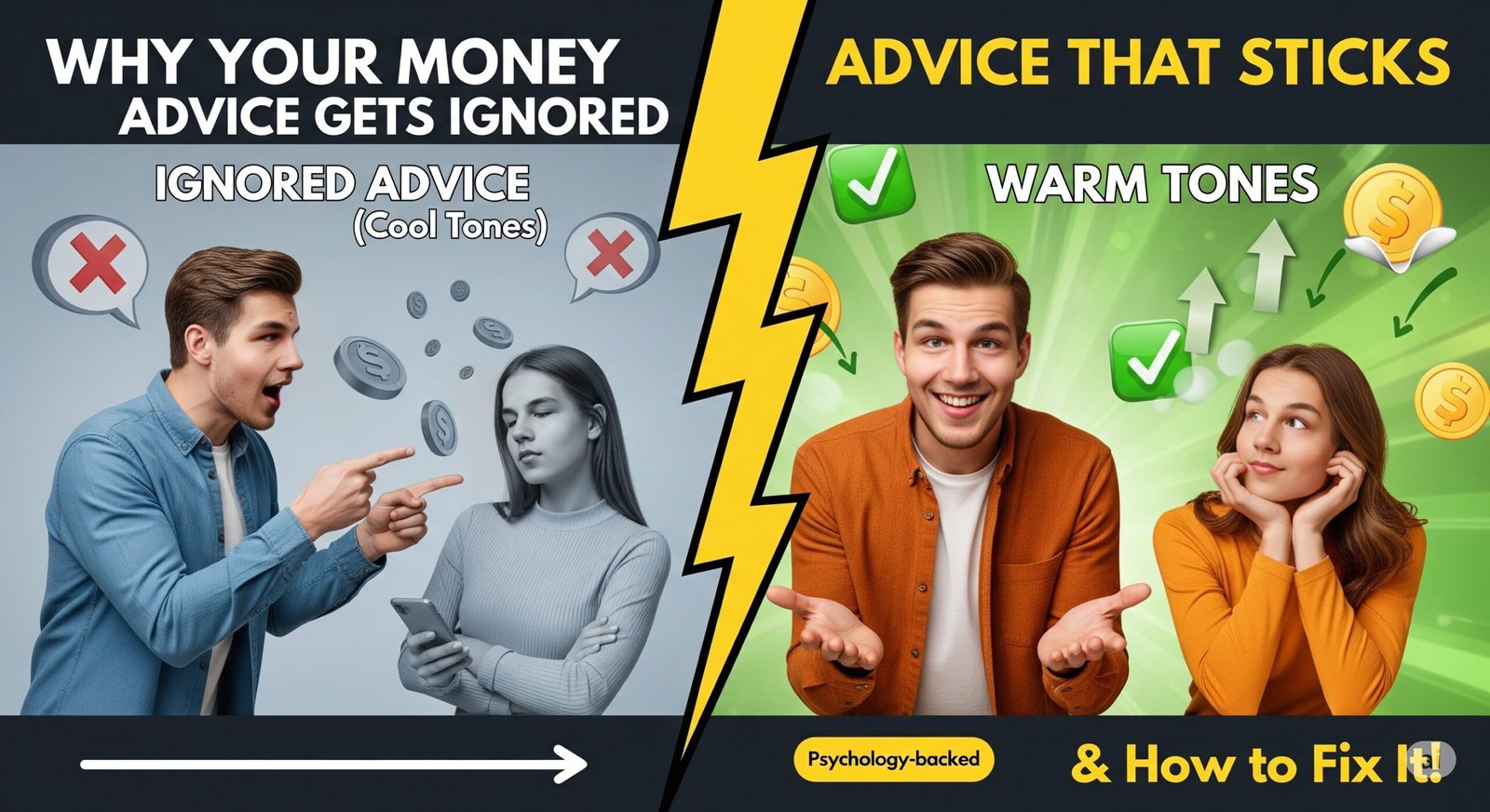 Why Your Money Advice Always Gets Ignored (And How to Finally Make It Stick)